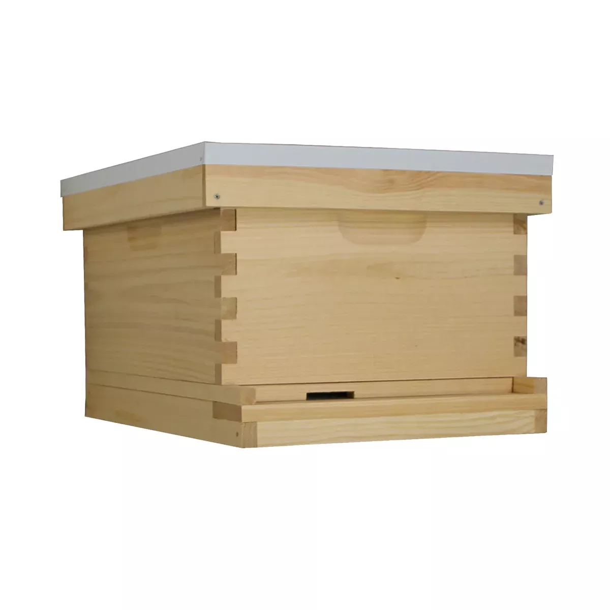 10-frame-complete-beehive-kit-unassembled-1-deep-box-amish-made-with-frames-wax- 10 Frame Complete Beehive Kit – Unassembled (1 Deep Box) Amish-Made with Frames & Wax-Coated Foundations