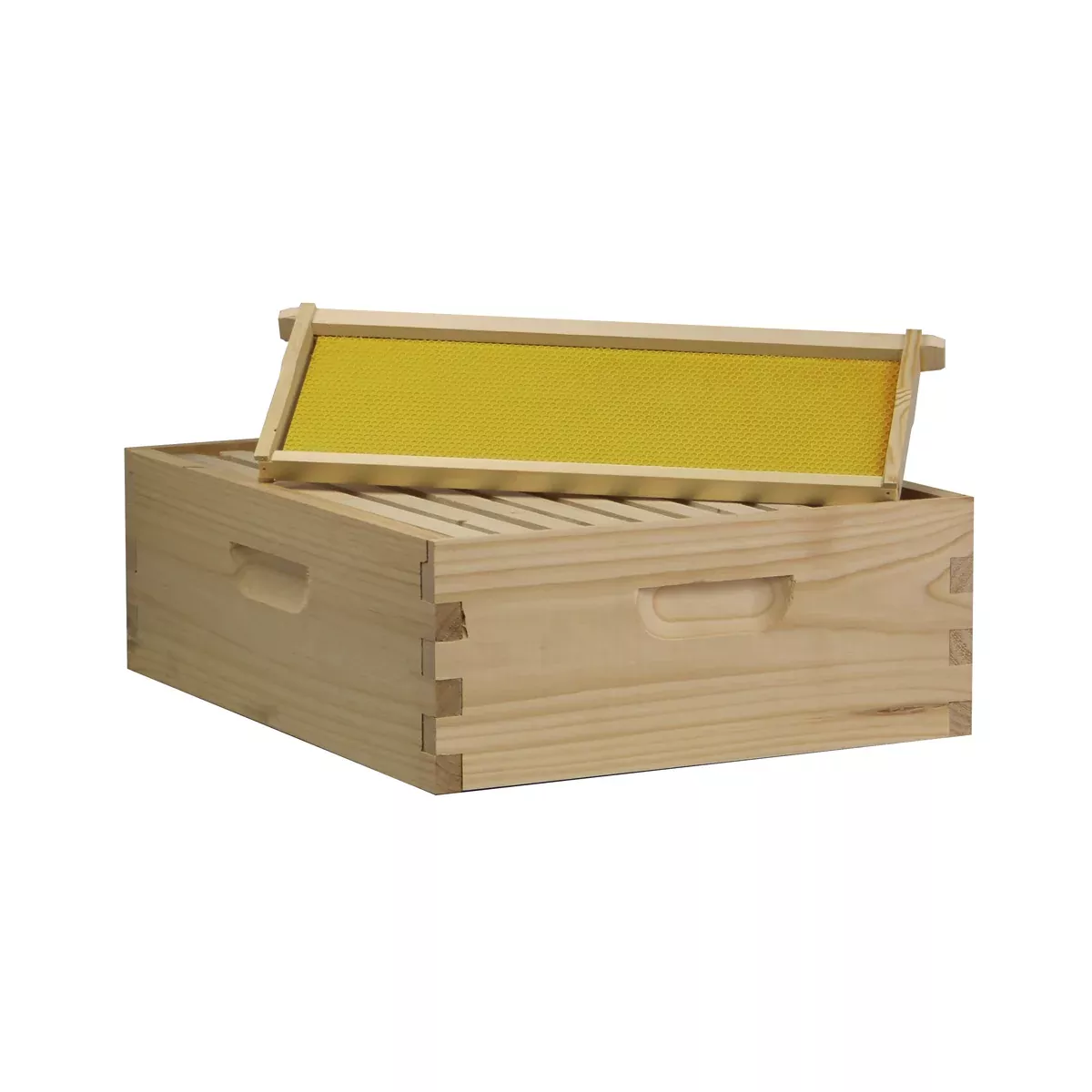 10-frame-medium-honey-super-kit-unassembled-w-frames-wax-coated-foundations-bulk 10 Frame Medium Honey Super Kit – Unassembled w/ Frames & Wax-Coated Foundations (Bulk Savings Available)