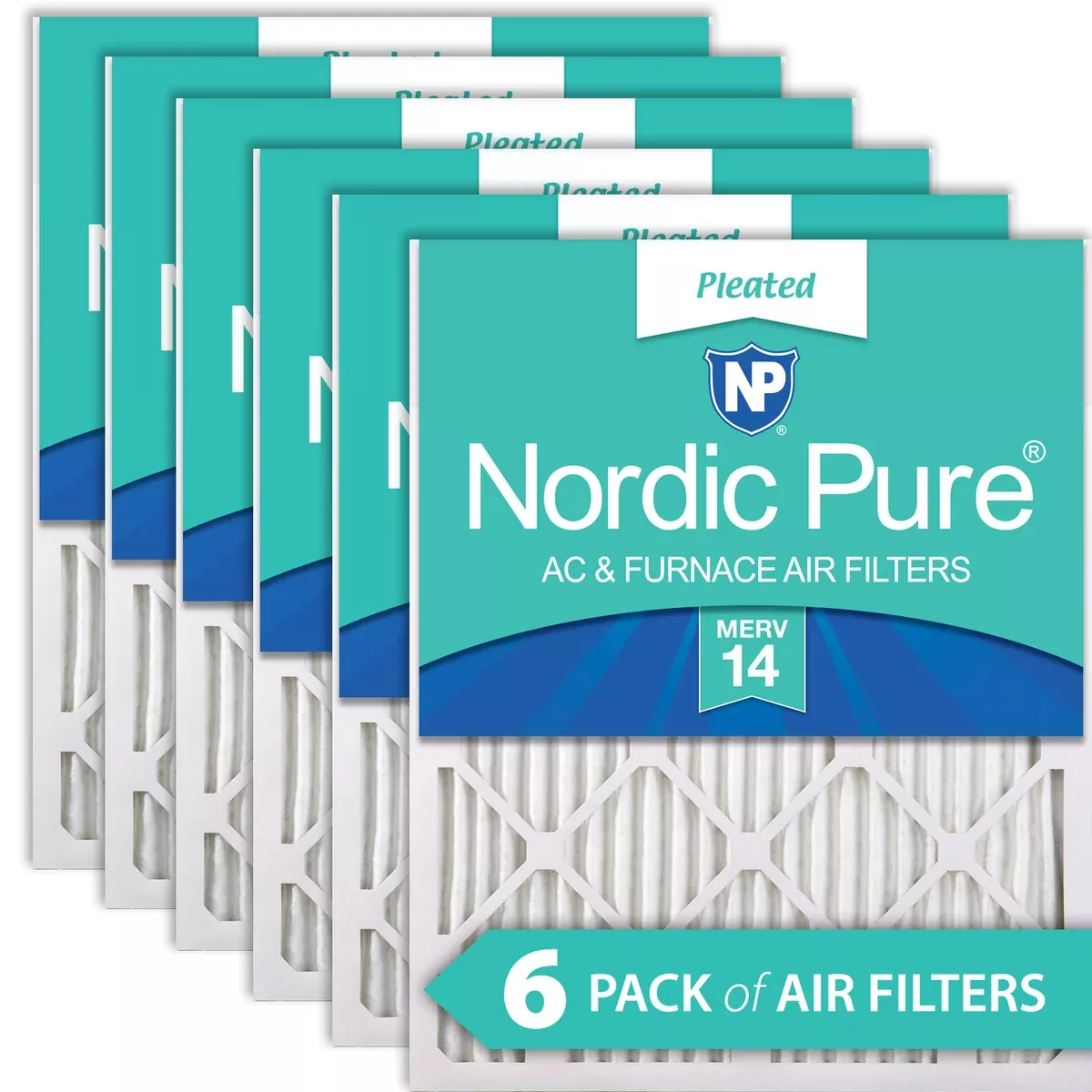 10x12x1-exact-merv-14-ac-furnace-filters-6-pack 10x12x1 Exact MERV 14 AC Furnace Filters 6 Pack