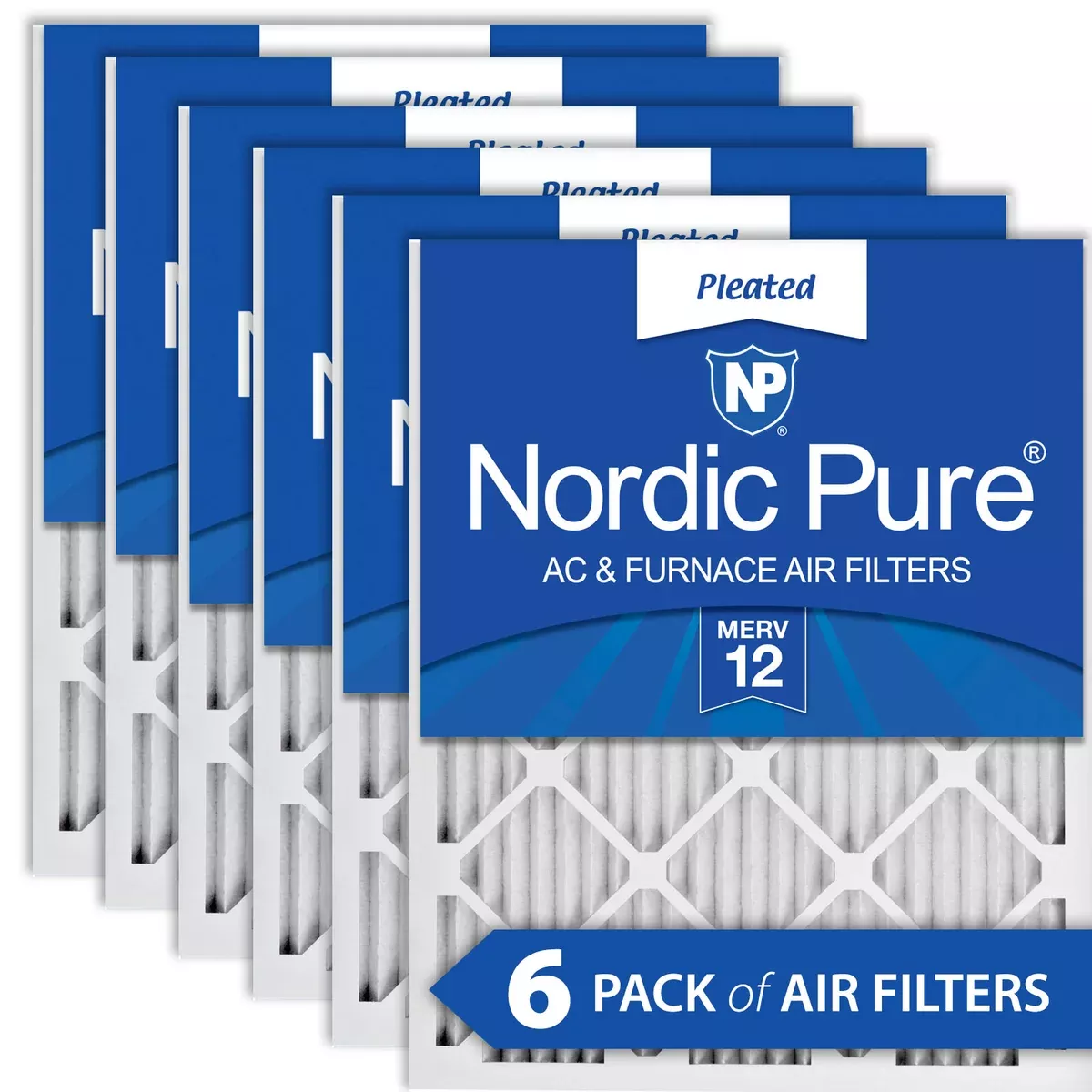 10x14x1-merv-12-ac-furnace-filters-6-pack 10x14x1 MERV 12 AC Furnace Filters 6 Pack