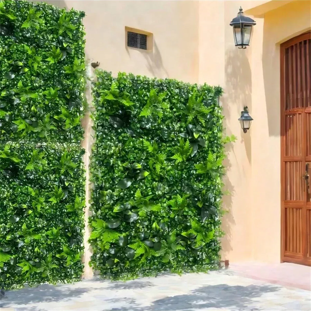 1pcs-artificial-plant-wall-uv-anti-ivy-privacy-fence-wall-screen-faux-greenery-p 1pcs Artificial Plant Wall UV-Anti Ivy Privacy Fence Wall Screen Faux Greenery Panels Backdrop Boxwoodfor Indoor Outdoor