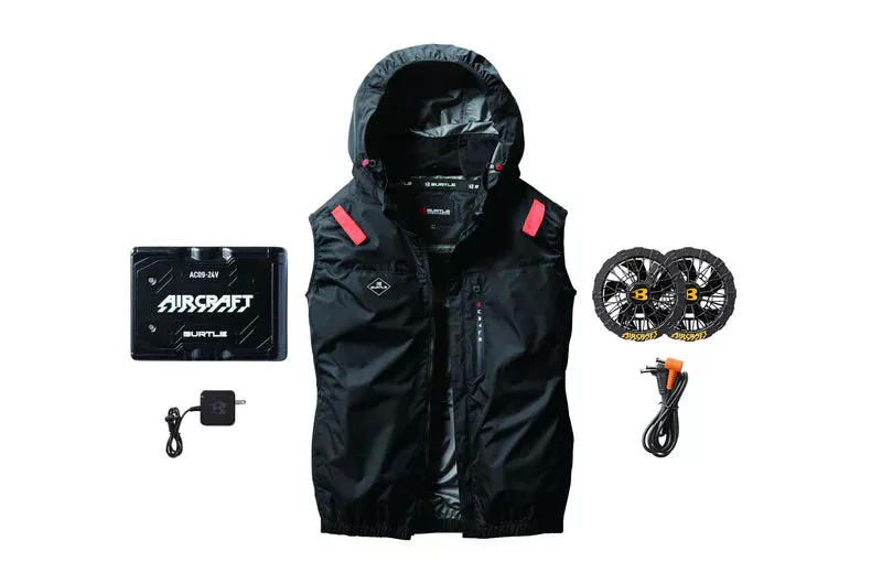 24v-battery-powered-fan-cooled-vest-complete-cooling-system 24V Battery-Powered Fan-Cooled Vest Complete Cooling System
