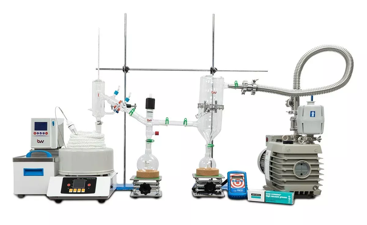 2l-full-bore-short-path-distillation-turnkey-kit-with-p2-distillation-head 2L Full Bore Short Path Distillation Turnkey Kit with P2 Distillation Head