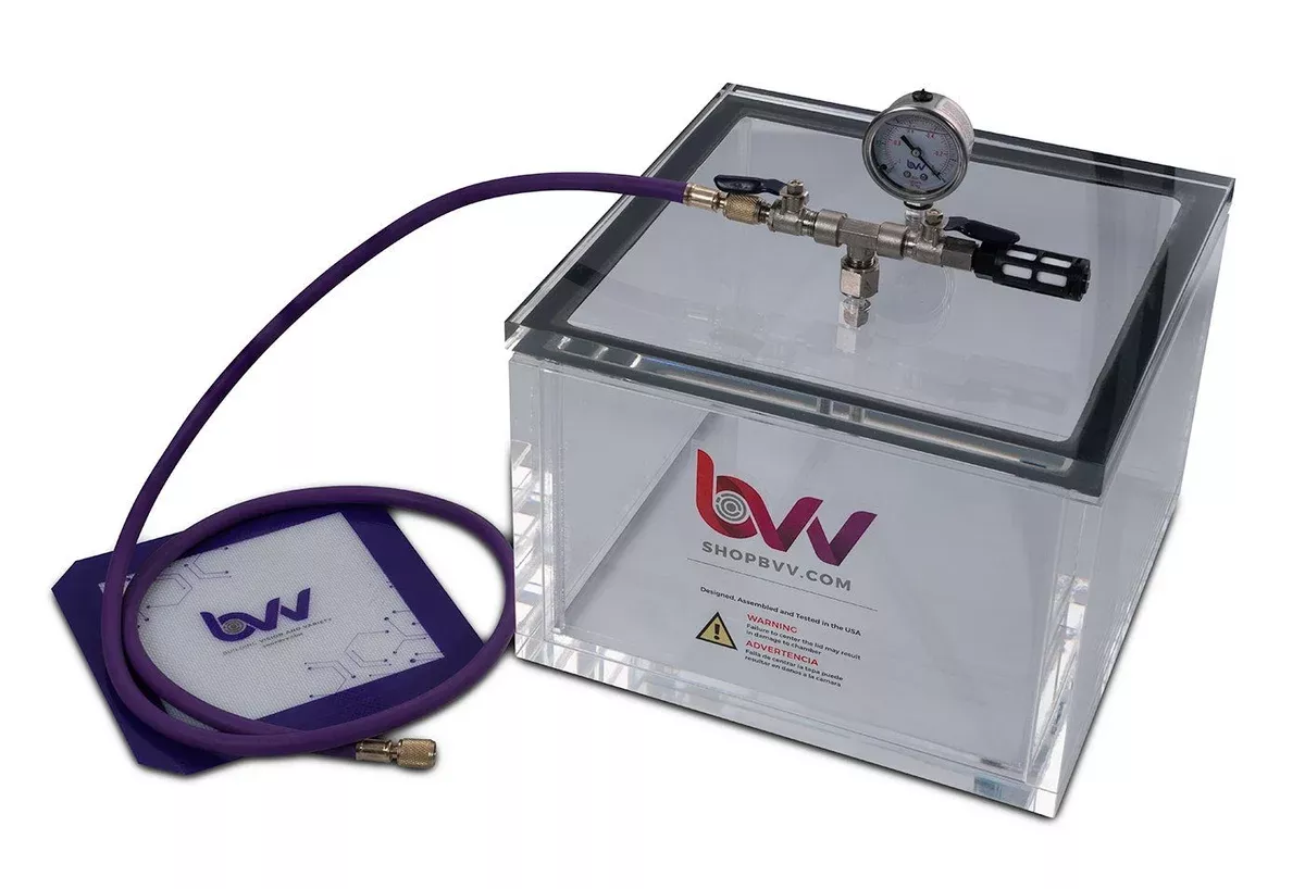 3-3-gallon-square-11-16-acrylic-wall-vacuum-chamber 3.3 Gallon Square 11/16" Acrylic Wall Vacuum Chamber