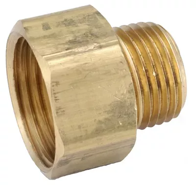 3/4-Inch Female Garden Hose x 1/2-Inch Male Iron Pipe Brass Adapter