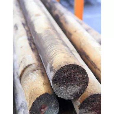 3-4-x7-round-treated-post 3-4"X7' Round Treated Post