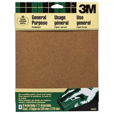 3m-aluminum-oxide-sandpaper-60-grit 3M Aluminum Oxide Sandpaper - 60 Grit