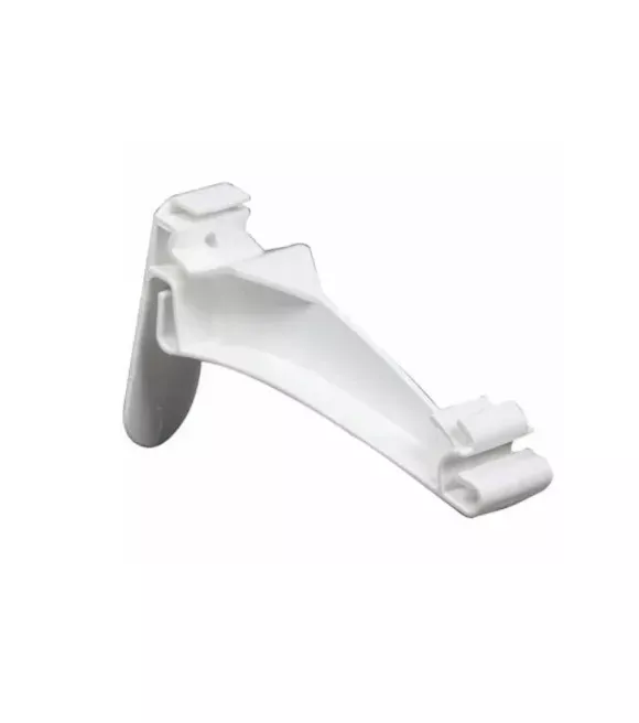 Amerimax M0722 Gutter Bracket, 3.1 in L, 1.1 in W, Vinyl, White