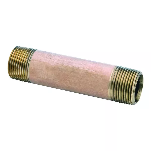 Anderson Metals 38300-0235 Pipe Nipple, 1/8 in NPT, 3-1/2 in L