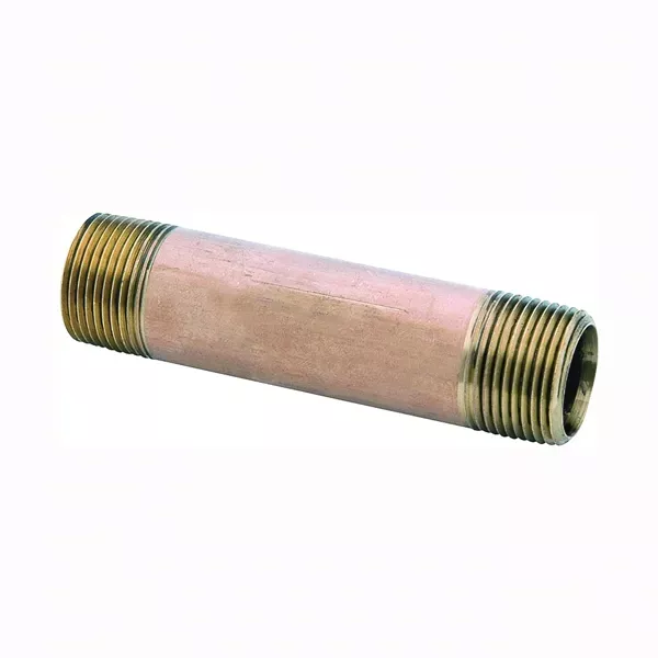 Anderson Metals 38300-0620 Pipe Nipple, 3/8 in NPT, 2 in L