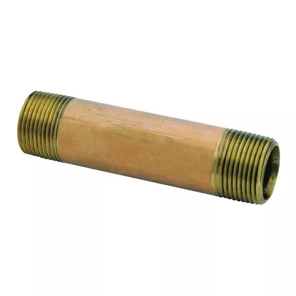Anderson Metals 38300-0630 Pipe Nipple, 3/8 in NPT, 3 in L