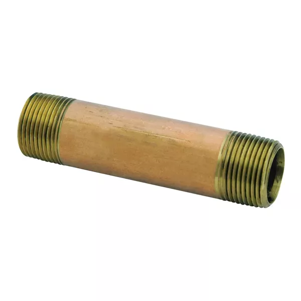 anderson-metals-38300-1240-pipe-nipple-3-4-in-npt-4-in-l Anderson Metals 38300-1240 Pipe Nipple, 3/4 in NPT, 4 in L