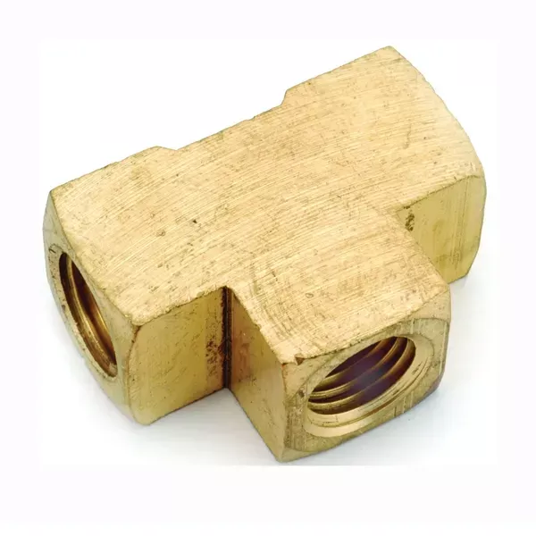 anderson-metals-756101-02-pipe-tee-1-8-in-run-fpt-run-connection-1-8-in-branch-f Anderson Metals 756101-02 Pipe Tee, 1/8 in Run, FPT Run Connection, 1/8 in Branch, FPT Branch Connection