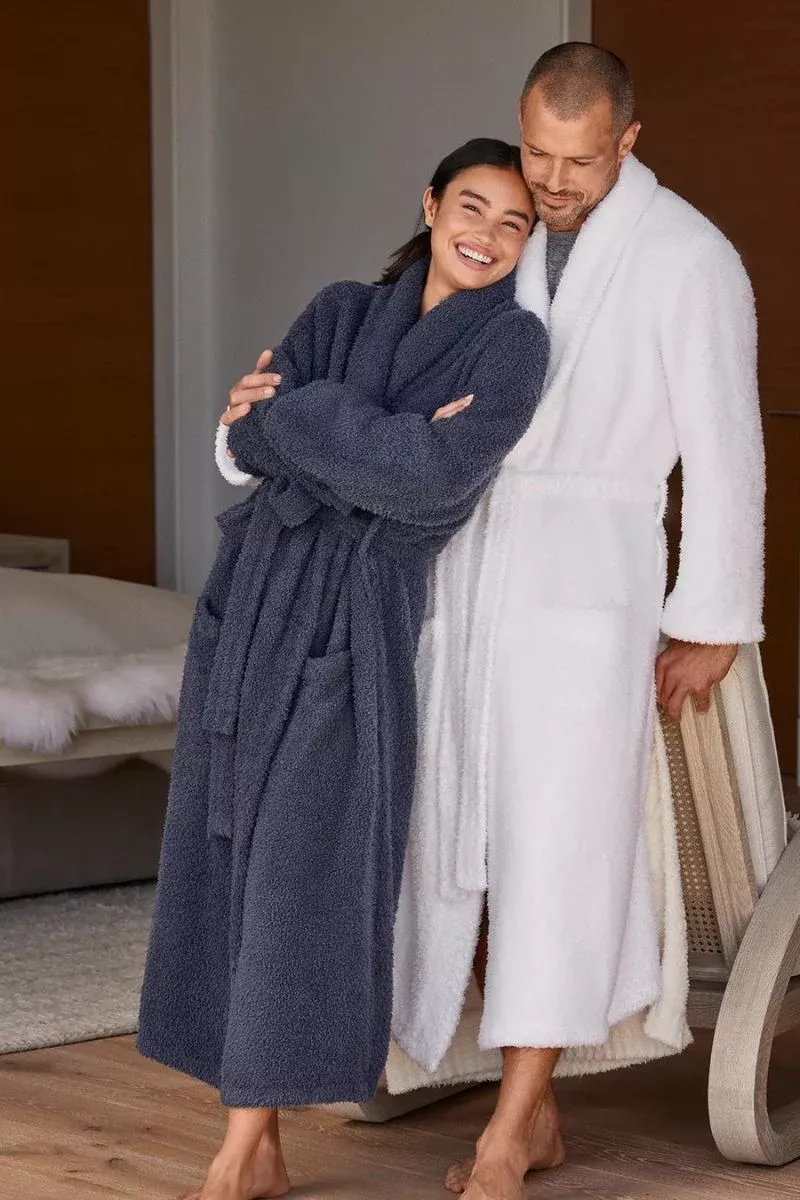 barefoot-dreams-cozychic-adult-robe-size-1-slate-blue Barefoot Dreams CozyChic Adult Robe Size 1 Slate Blue