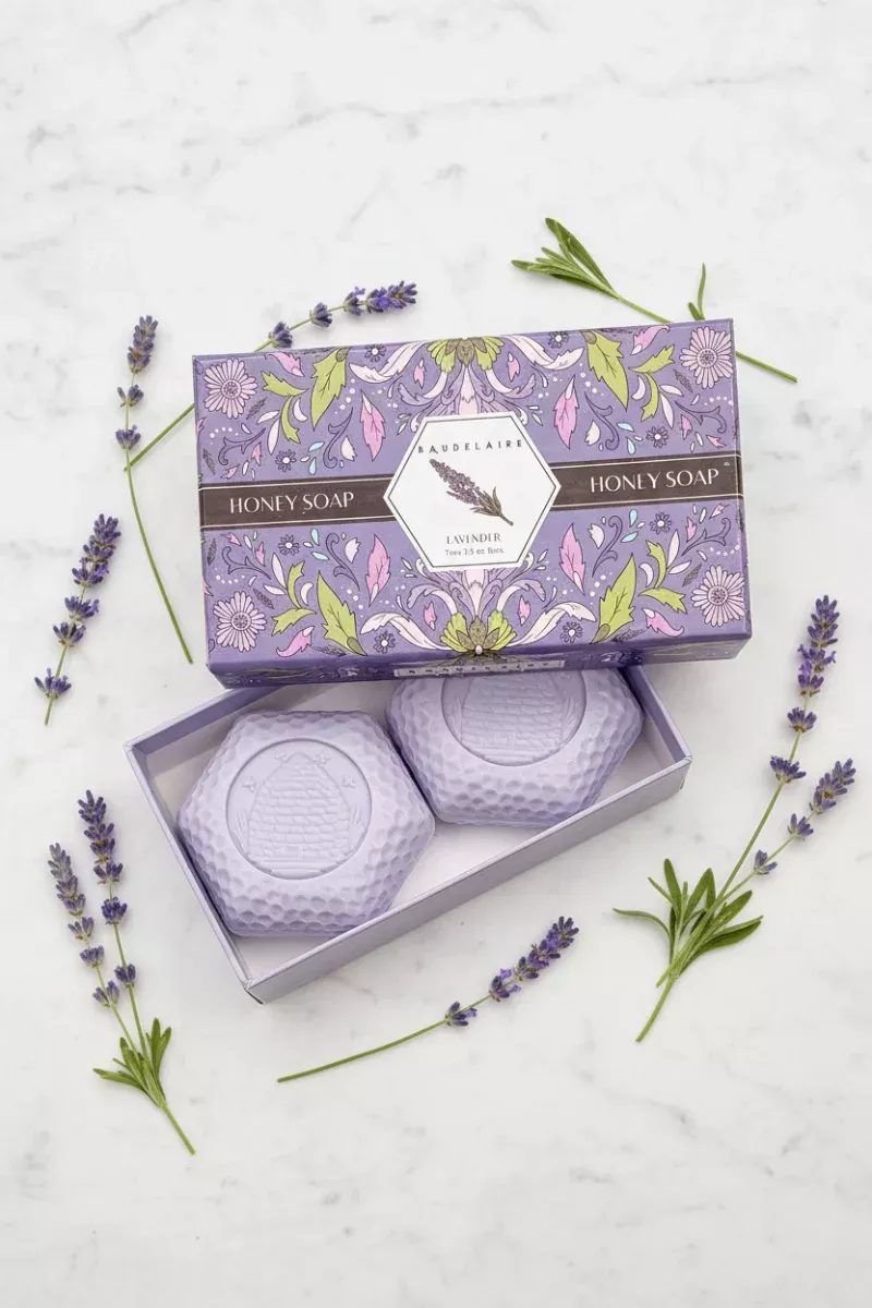 baudelaire-lavender-honey-soap-2-bar-gift-box Baudelaire Lavender Honey Soap 2-Bar Gift Box