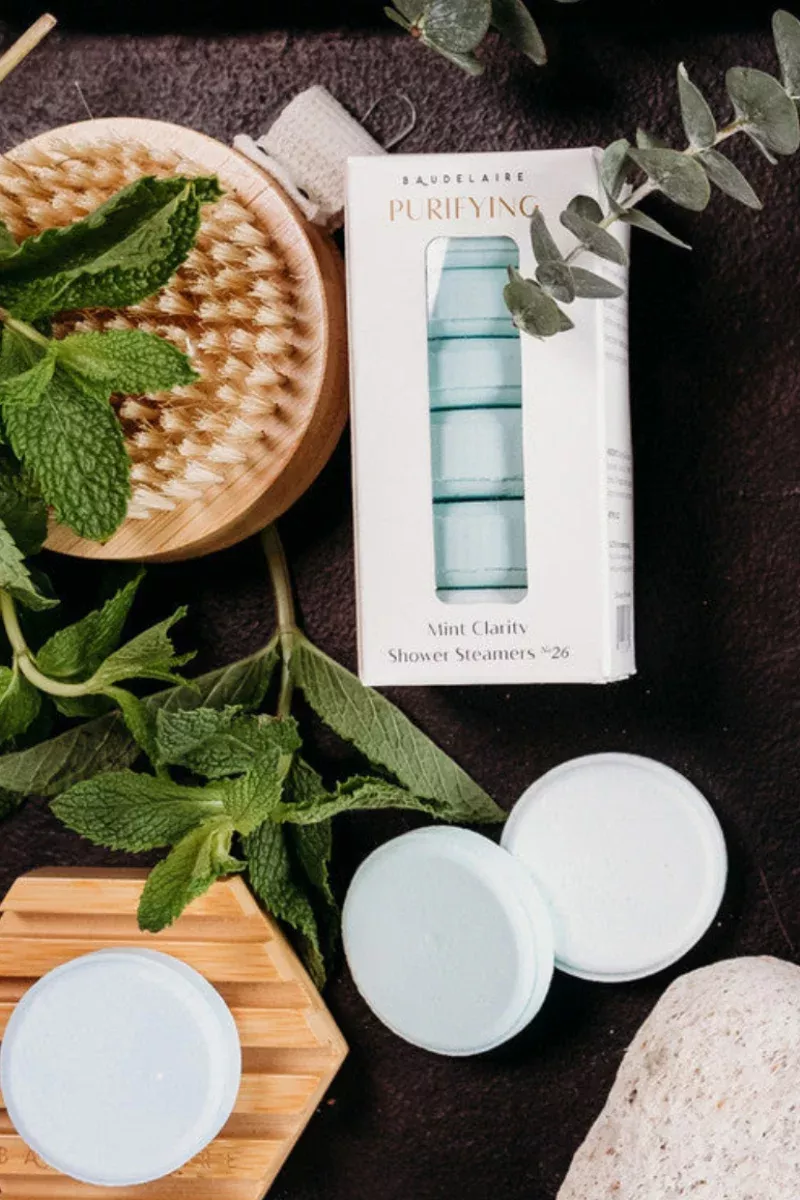 baudelaire-purify-mint-clarity-shower-steamers-7-oz Baudelaire Purify Mint Clarity Shower Steamers 7 oz