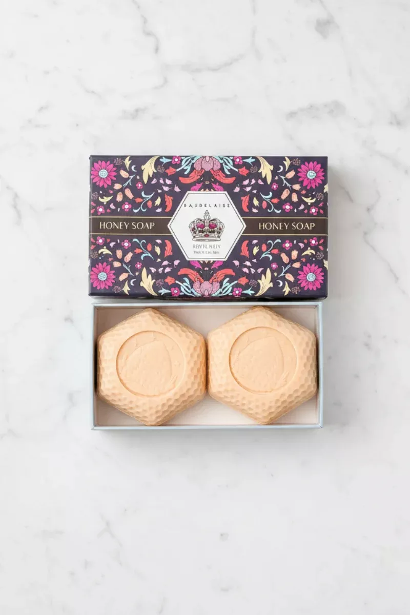 baudelaire-royal-jelly-honey-soap-2-bar-gift-box Baudelaire Royal Jelly Honey Soap 2-Bar Gift Box