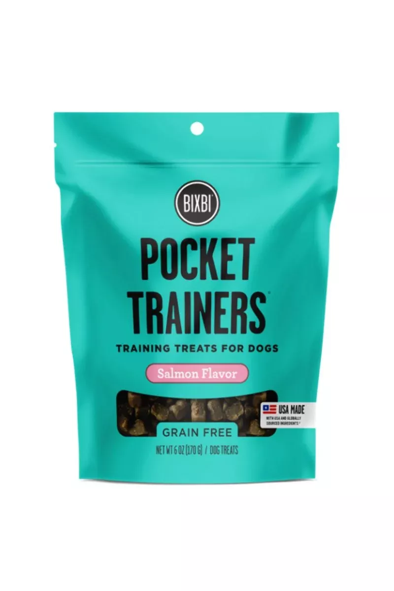 bixbi-pocket-trainers-training-treats-dogs-salmon-flavor-6-oz Bixbi Pocket Trainers Training Treats for Dogs Salmon Flavor 6 oz