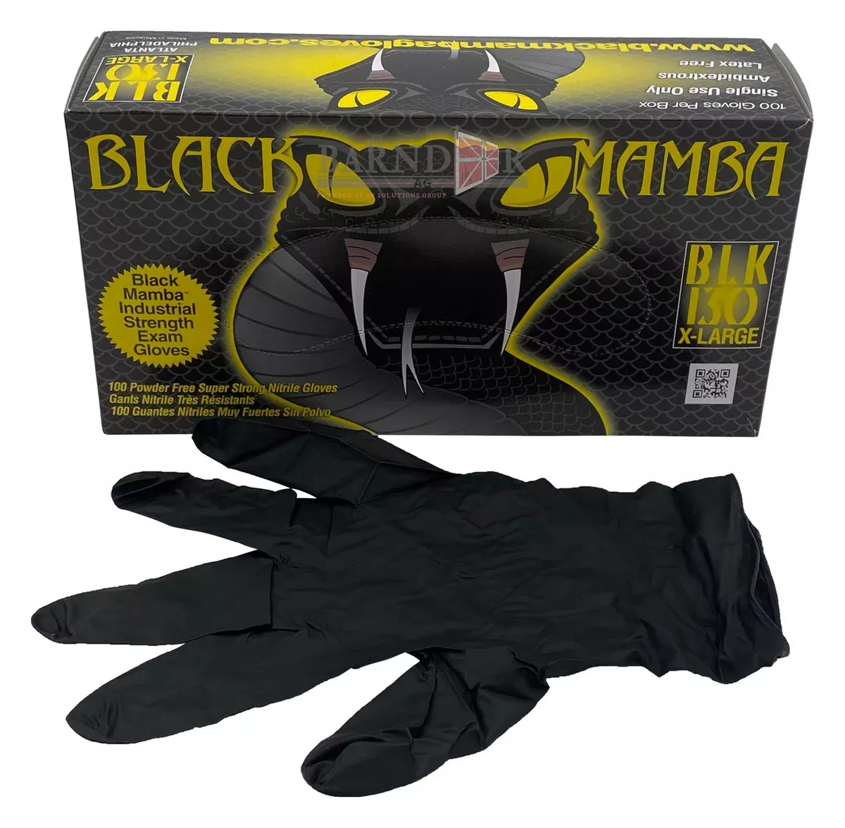 black-mamba-6-25mil-nitrile-gloves-x-large-case-10-boxes-100-per-box Black Mamba 6.25mil Nitrile Gloves,X-Large - Case of 10 boxes (100 per box)