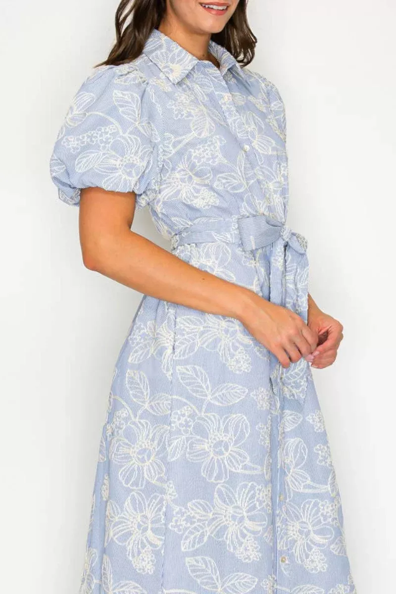 bluebell-garden-stripe-midi-dress-small Bluebell Garden Stripe Midi Dress Small