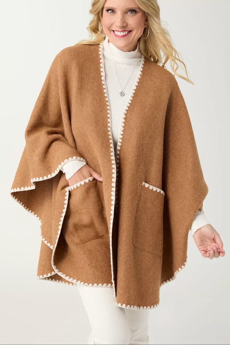 brynlee-cape-camel Brynlee Cape Camel