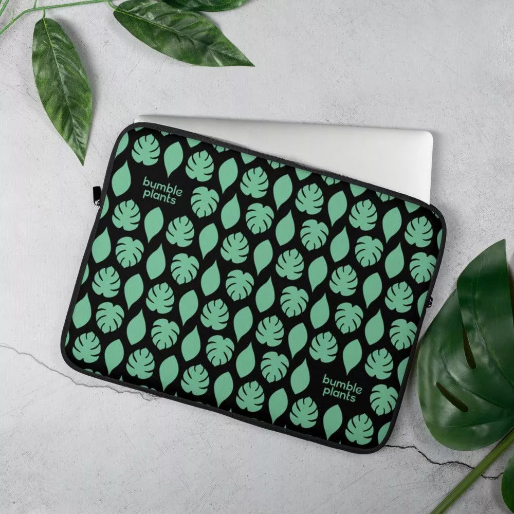 bumble-plants-monstera-galore-laptop-sleeve Bumble Plants "Monstera Galore" Laptop Sleeve