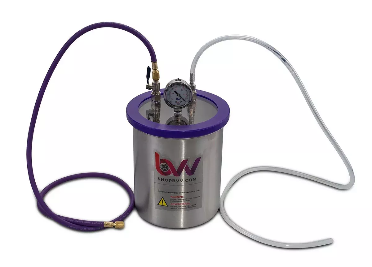 bvv-1-5-gallon-resin-trap-vacuum-chamber BVV 1.5 Gallon Resin Trap Vacuum Chamber