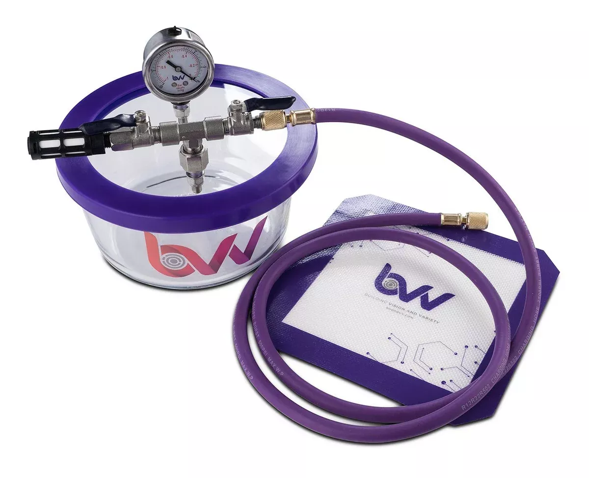 BVV 1.75 Quart Pyrex Vacuum Chamber