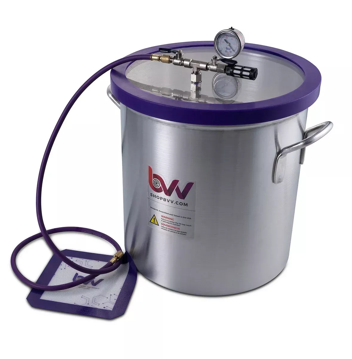 bvv-10-gallon-aluminum-vacuum-chamber BVV 10 Gallon Aluminum Vacuum Chamber