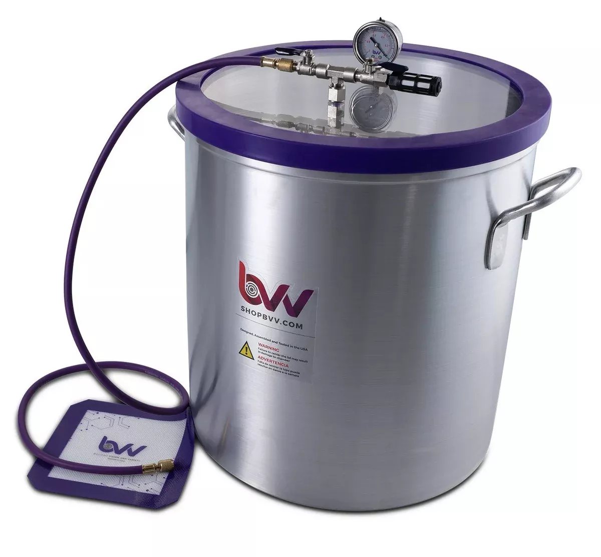 bvv-15-gallon-aluminum-vacuum-chamber BVV 15 Gallon Aluminum Vacuum Chamber
