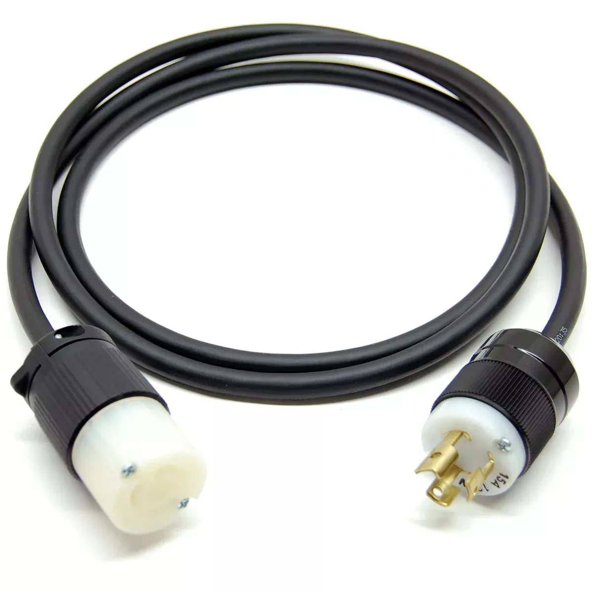Cord Connector with twist lock, 120v 6' - Case of 6
