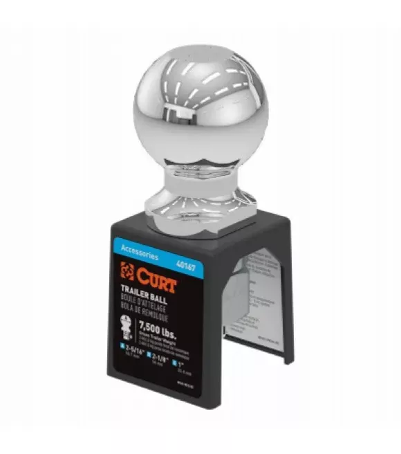 curt-2-5-16-chrome-trailer-hitch-ball Curt, 2-5/16" Chrome Trailer Hitch Ball