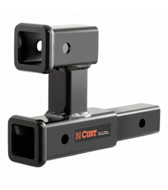curt-2-dual-receiver-trailer-hitch-ball-mount Curt, 2" Dual Receiver Trailer Hitch Ball Mount