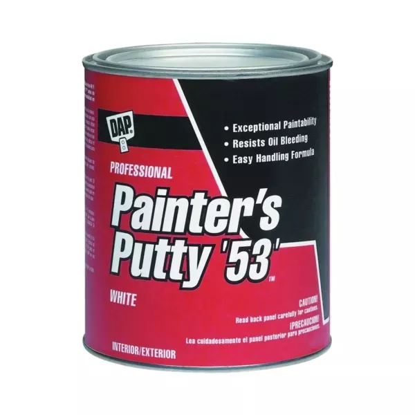 dap-12240-painter-s-putty-white-0-5-pt-tub DAP 12240 Painter's Putty, White, 0.5 pt Tub