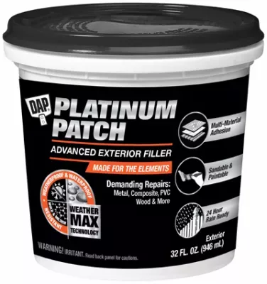 DAP 18787 Spackling Paste, 32 oz, White