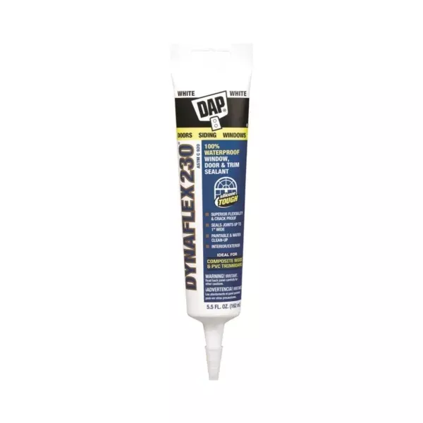 dap-18885-premium-sealant-white-10-1-oz-cartridge DAP 18885 Premium Sealant, White, 10.1 oz Cartridge