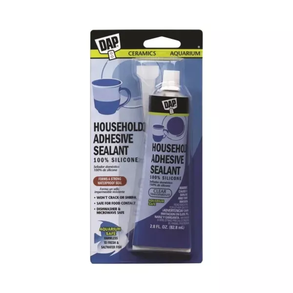 dap-7079800755-adhesive-sealant-2-8-oz-tube DAP 7079800755 Adhesive Sealant, 2.8 oz Tube