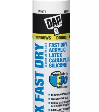 dap-alex-fast-dry-18425-acrylic-latex-caulk-white-10-1-fl-oz-cartridge DAP ALEX FAST DRY 18425 Acrylic Latex Caulk, White, 10.1 fl-oz Cartridge