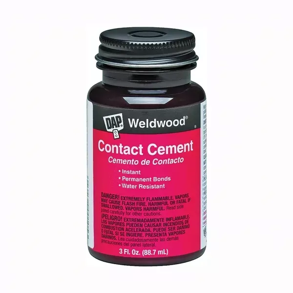 dap-weldwood-00107-contact-cement-3-oz-bottle DAP Weldwood 00107 Contact Cement, 3 oz Bottle