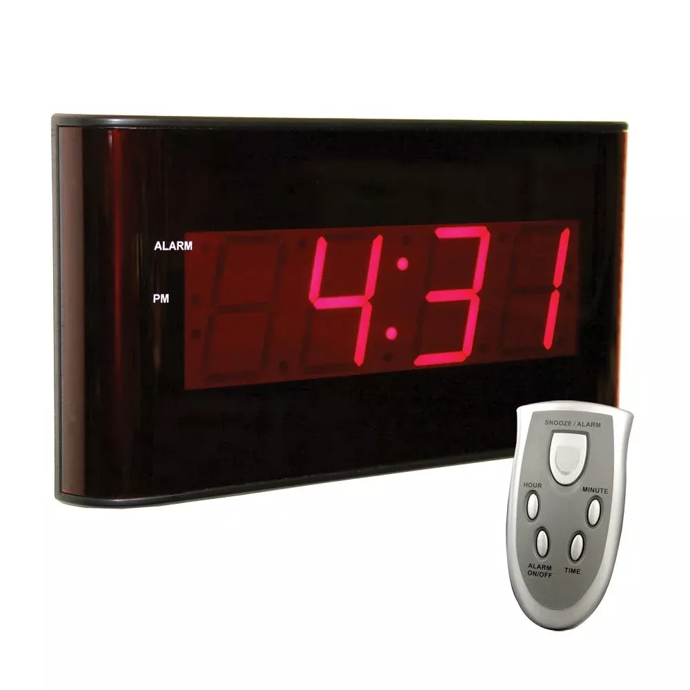 digital-wall-clock-with-large-led-display Digital Wall Clock with Large LED Display