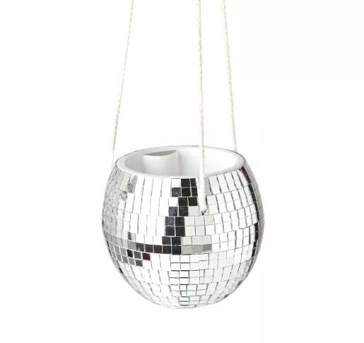 disco-ball-hanging-planter Disco Ball Hanging Planter