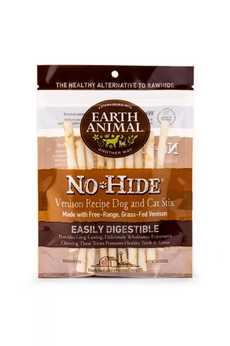 earth-animal-no-hide-venison-stix-10-pack Earth Animal No-Hide Venison Stix 10 Pack