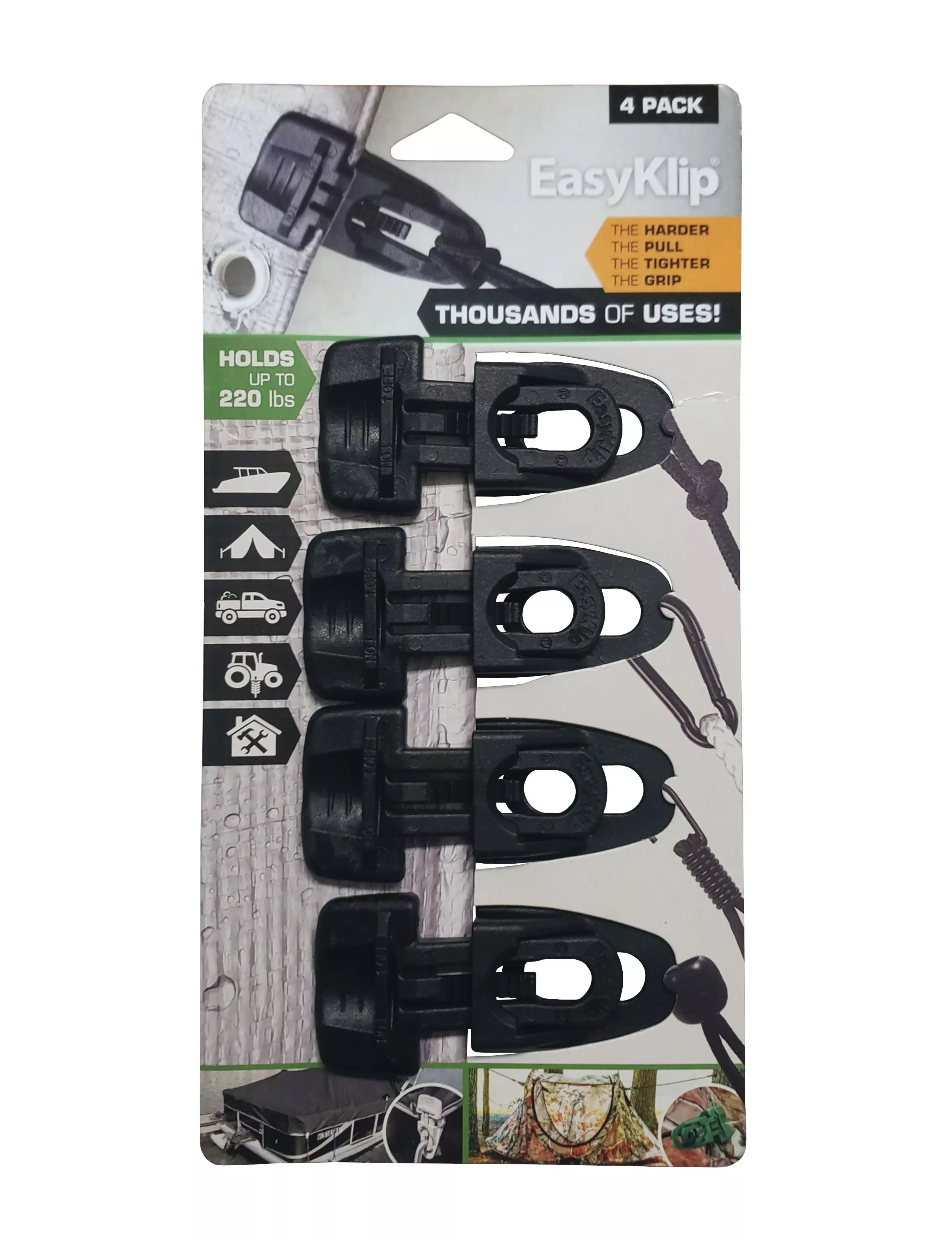 easyklip-black-midi-clip-set-4-pk EasyKlip, Black Midi Clip Set, 4 pk