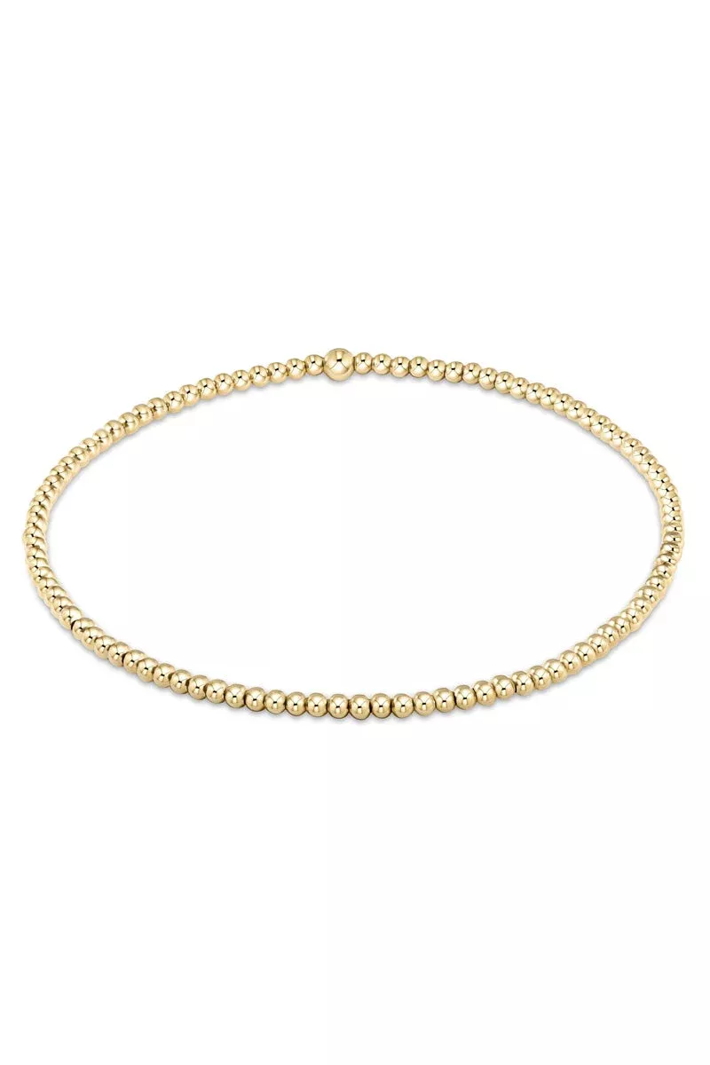 enewton Classic Gold 2mm Bead Bracelet