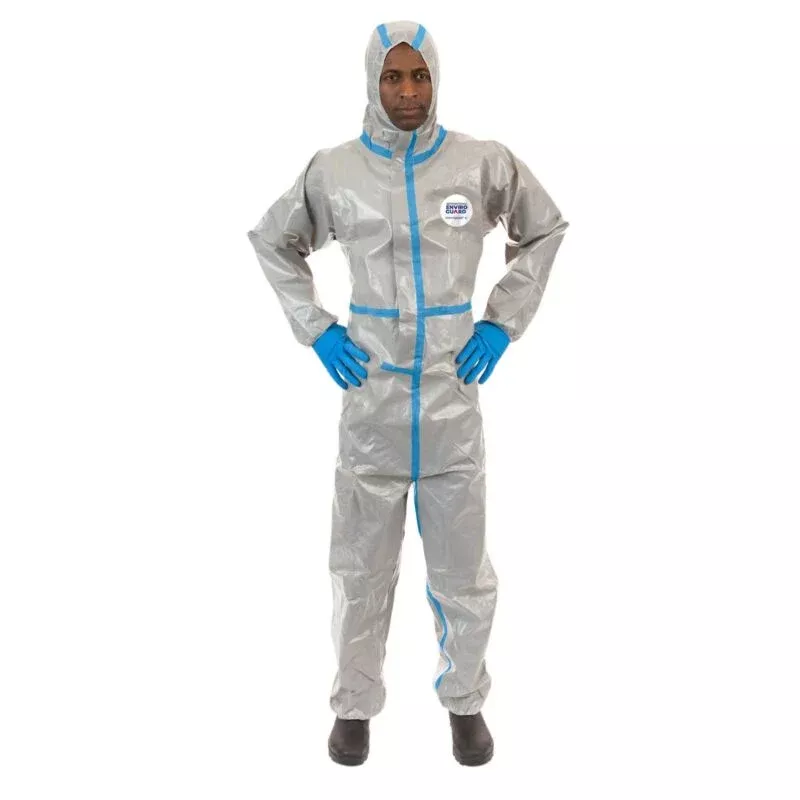 enviroguard-chemsplash-2-chemical-splash-coverall-with-hood-elastic-wrists-ankle Enviroguard ChemSplash 2, Chemical Splash Coverall with Hood, Elastic Wrists & Ankles, Attached Thumb Loops, Taped Seams - 3XL - Case of 6