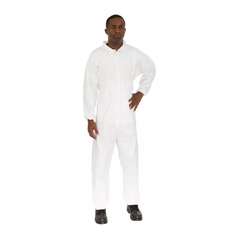 enviroguard-clean-processed-coverall-tunnelized-elastic-wrists-ankles-back-serge Enviroguard Clean Processed Coverall, Tunnelized Elastic Wrists, Ankles, & Back, Serged Seams, Individually Packaged - 3XL - Case of 25