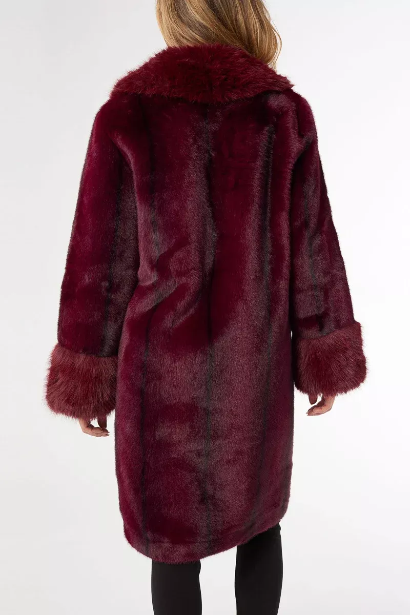 evelyn-faux-fur-shawl-collar-coat-l-xl-merlot Evelyn Faux Fur Shawl Collar Coat L/XL Merlot