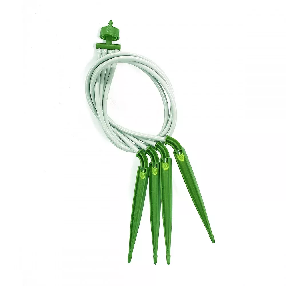 floraflex-micro-drip-4-way-parallel-split-micro-tube-dripper-assembly-18-10-pack FloraFlex MICRO DRIP | 4-WAY PARALLEL SPLIT MICRO TUBE DRIPPER ASSEMBLY 18" - (10 PACK) - Case of 12
