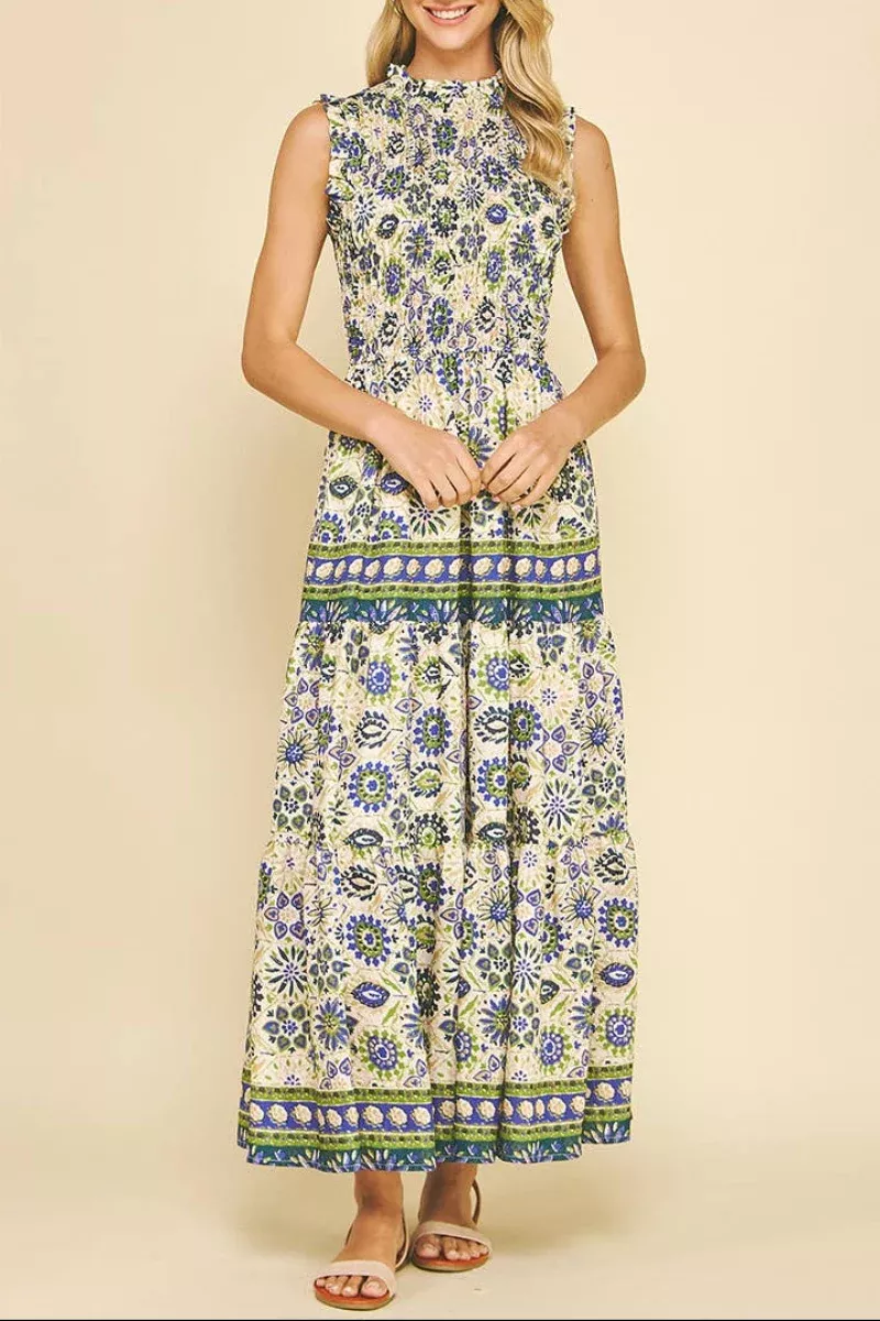 floral-tiered-maxi-dress-small Floral Tiered Maxi Dress Small