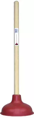 - Force Cup Toilet Plunger, 5 x 18-In.